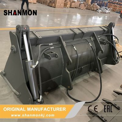 4 In 1 Bucket Attachments For Backhoe Loaders ISO9001 Multi Purpose