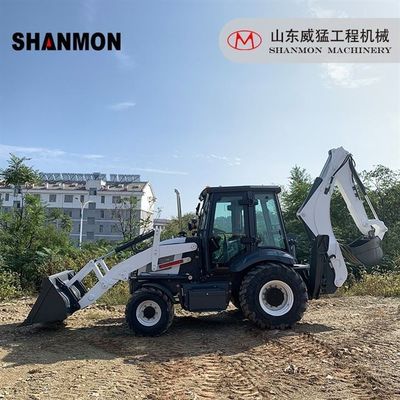 Euro 5 Backhoe Excavator Loader Energy Saving Environmental Protection