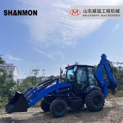 Euro 5 Backhoe Excavator Loader Energy Saving Environmental Protection