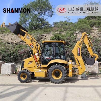 2.5 Ton Backhoe Excavator Loader Low Noise Strong Power Energy Saving