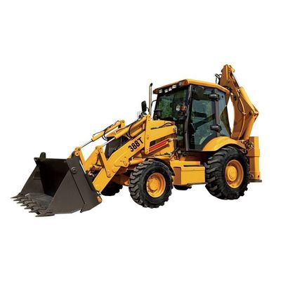 Construction Works Carraro Axles Backhoe Loader With Variable Attachments
