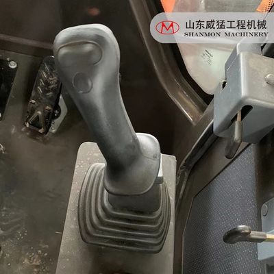4WD CE Hydraulic Wheel Loader With Boom Structure Yellow Red Orange