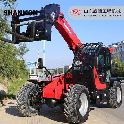 3 Ton Telehandler In Construction Works Energy Saving High Efficiency