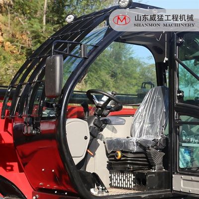 3 Ton Telehandler In Construction Works Energy Saving High Efficiency